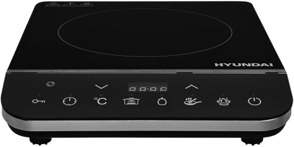 Плита Индукционная Hyundai HYC-0104 черный стеклокерамика (настольная)