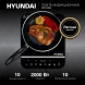 Плита Индукционная Hyundai HYC-0104 черный стеклокерамика (настольная)