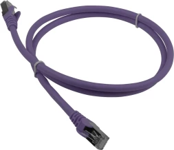 Патч-корд Lanmaster LAN-PC45/S6A-1.0-VI FTP RJ-45 вил.-вилка RJ-45 кат.6A 1м фиолетовый LSZH