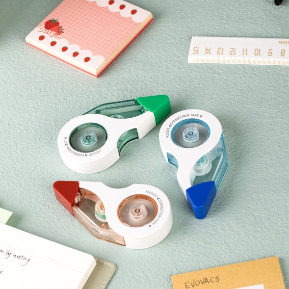 Лента коррект. Deli Cover UP EH20201 12мx5мм белый блистер