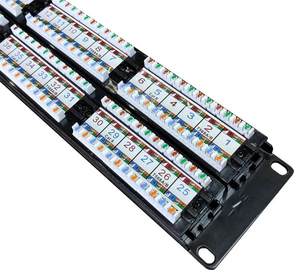 Патч-панель Lanmaster TWT-PP48UTP/6 19&amp;quot; 2U 48xRJ45 кат.6 UTP