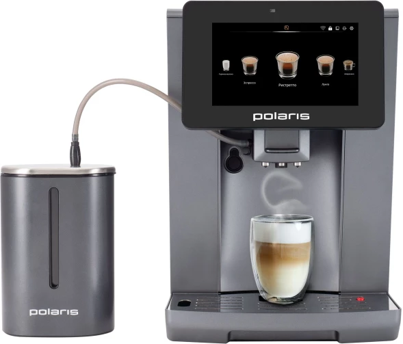Кофемашина Polaris PACM 2085GC WIFI IQ Home 1450Вт графит