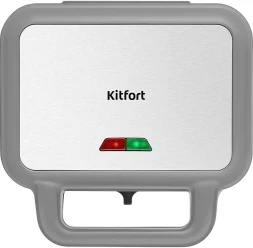 Вафельница Kitfort КТ-5605 900Вт серый/серебристый