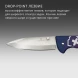 Нож перочинный Victorinox Evoke Alox (0.9411.D221) 136мм 5функц. синий/красный подар.коробка