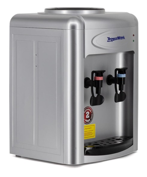 Кулер Aqua Work 0.7-TDR настольный электронный серебристый