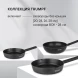 Сковорода Rondell Trumpf RDA-1344 круглая 28см покрытие: Xylan Plus ручка несъемная (без крышки) черный