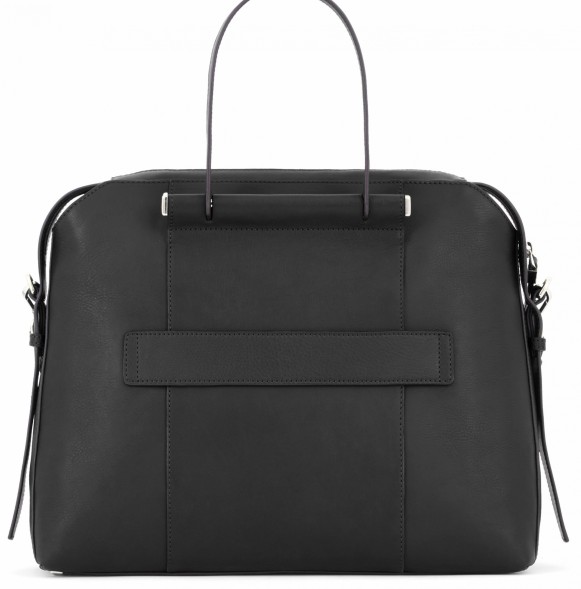 Сумка женская Piquadro Circle CA4577W92/N с отделением для ноутбука 14&amp;quot; черная натур.кожа