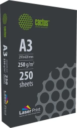 Бумага Cactus CS-LPA3250250 A3/250г/м2/250л./белый CIE170% для лазерной печати