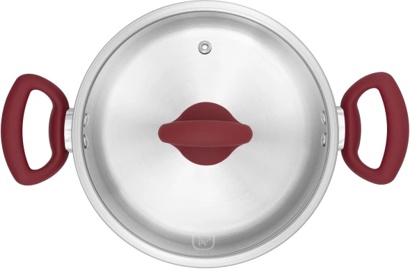 Кастрюля Rondell Heidi RDS-1112 2л. d=18см (с крышкой) стальной