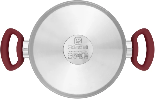 Кастрюля Rondell Heidi RDS-1112 2л. d=18см (с крышкой) стальной