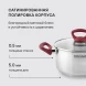Кастрюля Rondell Heidi RDS-1112 2л. d=18см (с крышкой) стальной