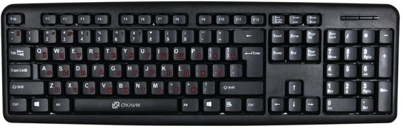 Клавиатура Оклик 90MV2 черный USB