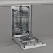 Посудомоечная машина встраив. Gorenje GV522E10WE 1760Вт узкая нержавеющая сталь