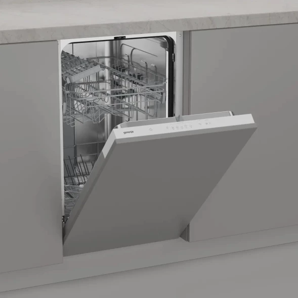 Посудомоечная машина встраив. Gorenje GV522E10WE 1760Вт узкая нержавеющая сталь