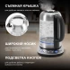 Чайник электрический Hyundai HYK-G8407 1.8л. 2200Вт черный/прозрачный корпус: стекло