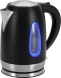 Чайник электрический Vitek VT-WK1065 1.7л. 2000Вт черный/серебристый корпус: металл