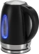 Чайник электрический Vitek VT-WK1065 1.7л. 2000Вт черный/серебристый корпус: металл