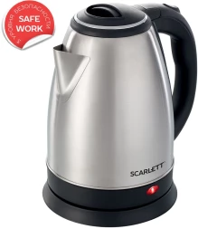 Чайник электрический Scarlett SC-EK21S26 2л. 1800Вт серебристый корпус: металл/пластик (EK21S26)