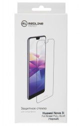 Защитное стекло для экрана Redline черный для Huawei Nova 3i/nova 3/mate 20 lite 1шт. (УТ000017128)