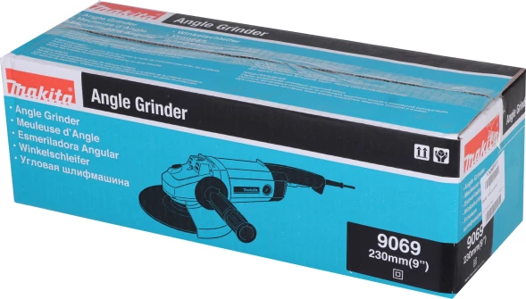 Углошлифовальная машина Makita 9069 2000Вт 6600об/мин рез.шпин.:M14 d=230мм