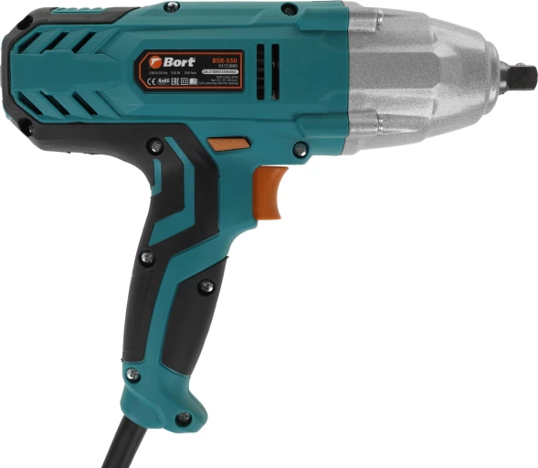 Гайковерт Bort BSR-550 550Вт патрон:квад.1/2&amp;quot; (кейс в комплекте) (93723880)