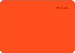 Доска для лепки Silwerhof 957010 Neon прямоугольная A5 пластик 1мм оранжевый