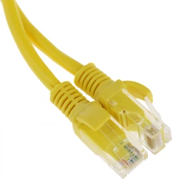 Патч-корд Premier PP12-1M/Y 1000Гбит/с UTP 4 пары cat5E CCA molded 1м желтый RJ-45 (m)-RJ-45 (m)