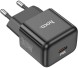 Сетевое зар./устр. Hoco N32 Glory Black 30W 3A+2A+1.5A (PD+QC+AFC) USB Type-C универсальное черный