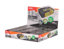 Ластик Deli EH00610 Scribe Infinite 30х11х46мм черный индивидуальная картонная упаковка