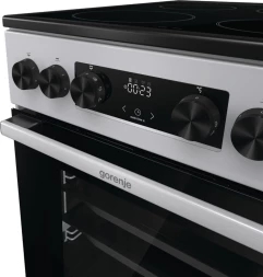 Плита Электрическая Gorenje GEC5C41SG серый стеклокерамика (без крышки)