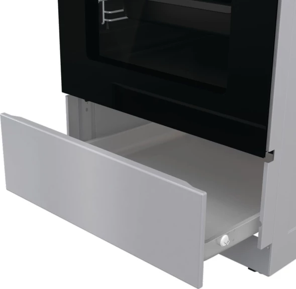 Плита Электрическая Gorenje GEC5C41SG серый стеклокерамика (без крышки)