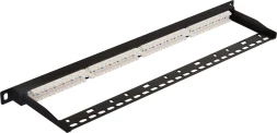 Патч-панель Lanmaster LAN-PPC24U6A 19&amp;quot; 0.5U 24xRJ45 кат.6A UTP