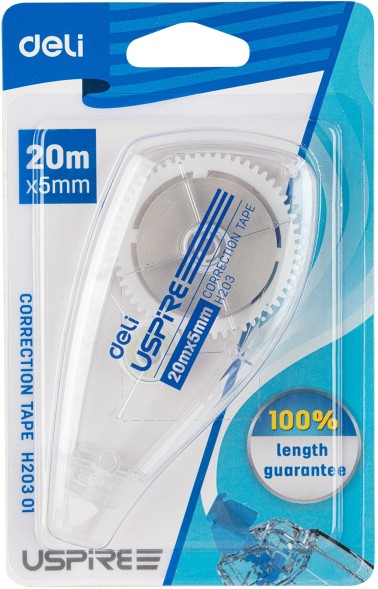 Лента коррект. Deli EH20301 20мх5мм белый