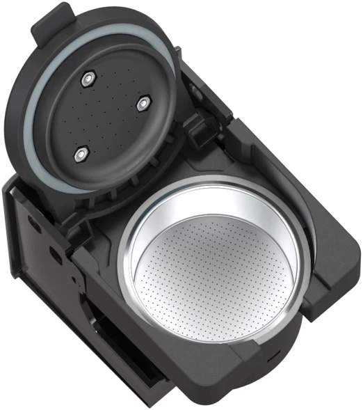 Кофеварка рожковая Polaris PCM 2038 3-in-1 1450Вт графитовый