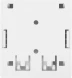 Коробка Lanmaster TWT-SA2-WH настенная 62x67x30мм крышка Keystone ПВХ белый