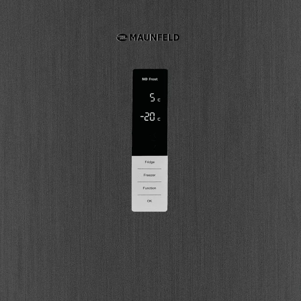 Холодильник Maunfeld MFF185NFX10 2-хкамерн. нержавеющая сталь инвертер