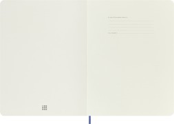 Блокнот Moleskine CLASSIC SOFT QP623B42 XLarge 190х250мм 192стр. нелинованный мягкая обложка голубая гортензия