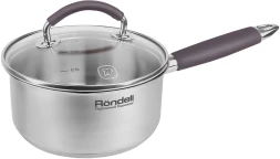 Ковш Rondell Akzent RDS-1386 1.3л. d=16см (с крышкой) стальной