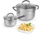 Ковш Rondell Akzent RDS-1386 1.3л. d=16см (с крышкой) стальной