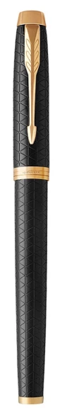 Ручка перьев. Parker IM Premium F323 (1931646) Black GT F сталь нержавеющая подар.кор.