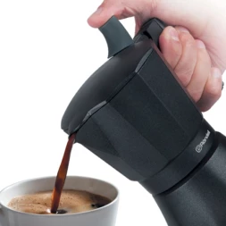 Кофеварка гейзерн. Rondell Kafferro RDS-499 0.3л алюминий темно-серый