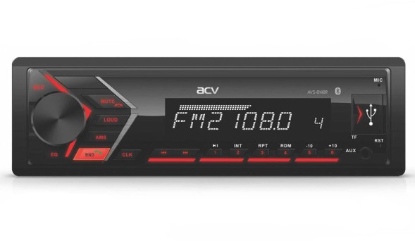 Автомагнитола ACV AVS-814BR 1DIN 4x50Вт (34490)