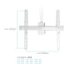 Кронштейн для телевизора Arm Media LCD-1800 белый 26&amp;quot;-65&amp;quot; макс.50кг потолочный поворот и наклон