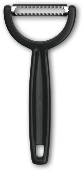 Овощечистка Victorinox Ypsoс лезвием двухсторон. черный упак.:европодвес (6.0963.3)