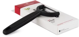Овощечистка Victorinox Ypsoс лезвием двухсторон. черный упак.:европодвес (6.0963.3)