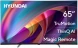Телевизор LED Hyundai 65&amp;quot; H-LED65BU7100 WebOS Frameless Metal серый/серый 4K Ultra HD 60Hz MEMC DVB-T DVB-T2 DVB-C DVB-S DVB-S2 USB WiFi Smart TV