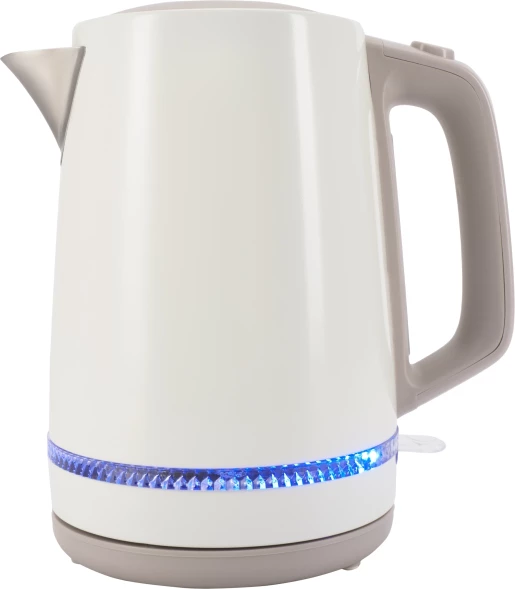 Чайник электрический Vitek VT-WK1066 1.7л. 2200Вт бежевый/коричневый корпус: металл/пластик