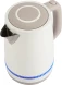 Чайник электрический Vitek VT-WK1066 1.7л. 2200Вт бежевый/коричневый корпус: металл/пластик