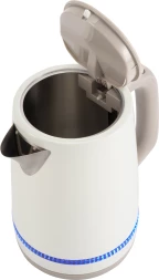 Чайник электрический Vitek VT-WK1066 1.7л. 2200Вт бежевый/коричневый корпус: металл/пластик
