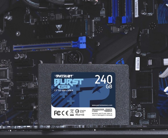 Накопитель SSD Patriot SATA-III 240GB PBE240GS25SSDR Burst Elite 2.5&amp;quot;
